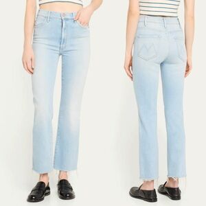 NWT Mother The Hustler Ankle Fray Jeans Lost Art